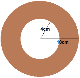 exemplo 1 area coroa circular
